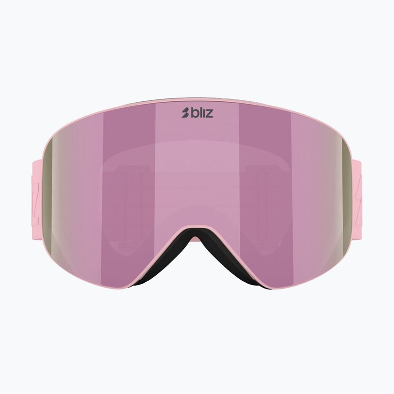 Lyžiarske okuliare Bliz Flow matte pink/brown/pink multi 2