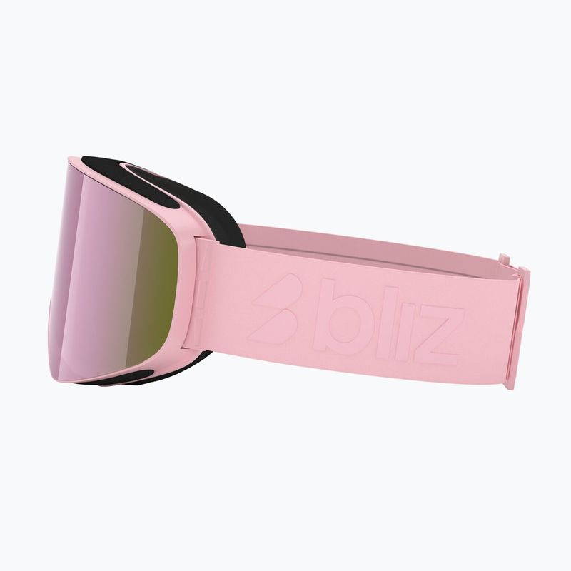 Lyžiarske okuliare Bliz Flow matte pink/brown/pink multi 4