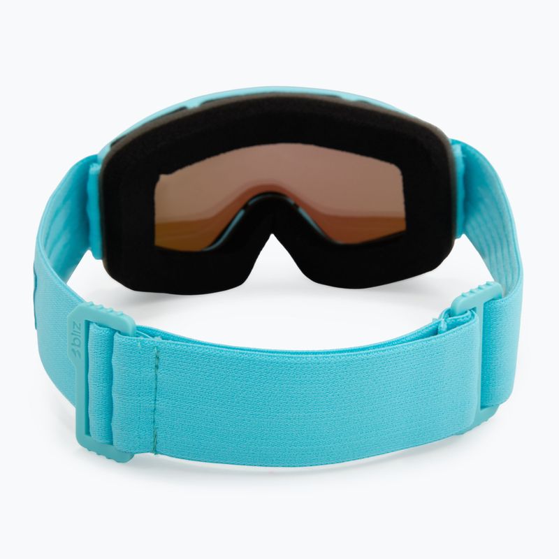 Detské lyžiarske okuliare Bliz Pixie Jr matte turquoise/brown/green multi 3