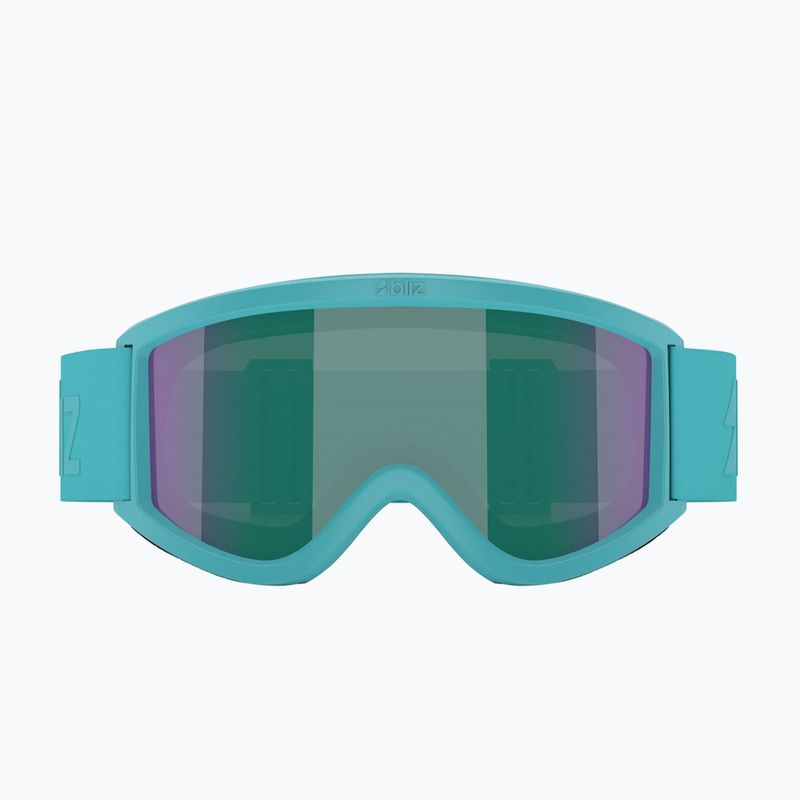 Detské lyžiarske okuliare Bliz Pixie Jr matte turquoise/brown/green multi 2