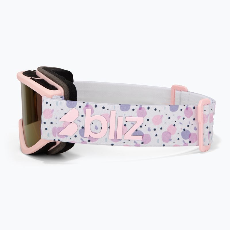 Detské lyžiarske okuliare Bliz Pixie Jr matte pink/brown/pink multi 4