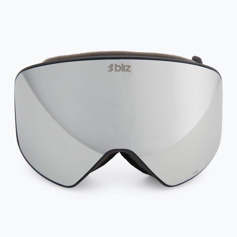 Lyžiarske okuliare Bliz Flow matte black/smoke/silver mirror 2