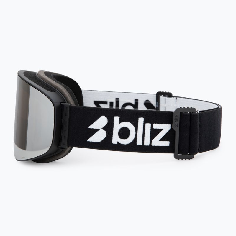 Lyžiarske okuliare Bliz Flow matte black/smoke/silver mirror 4