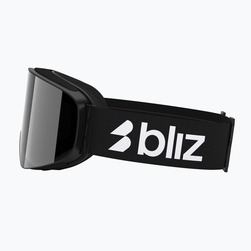 Lyžiarske okuliare Bliz Flow matte black/smoke/silver mirror 9