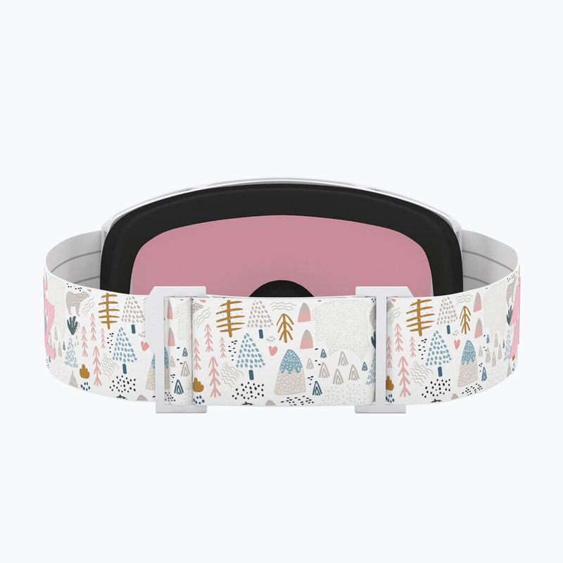 Detské lyžiarske okuliare Bliz Pixie Jr matte white/pink 3
