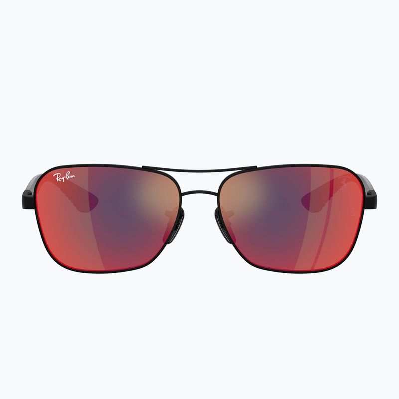Slnečné okuliare Ray-Ban Rb8336M Scuderia matt black/dark grey mirror blue/red 2