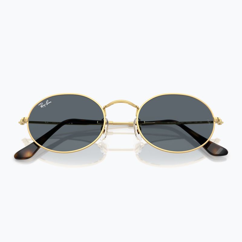 Slnečné okuliare Ray-Ban Oval arista gold/blue 3