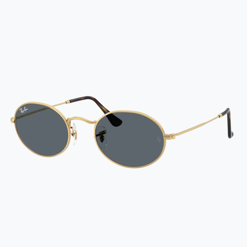 Slnečné okuliare Ray-Ban Oval arista gold/blue 4