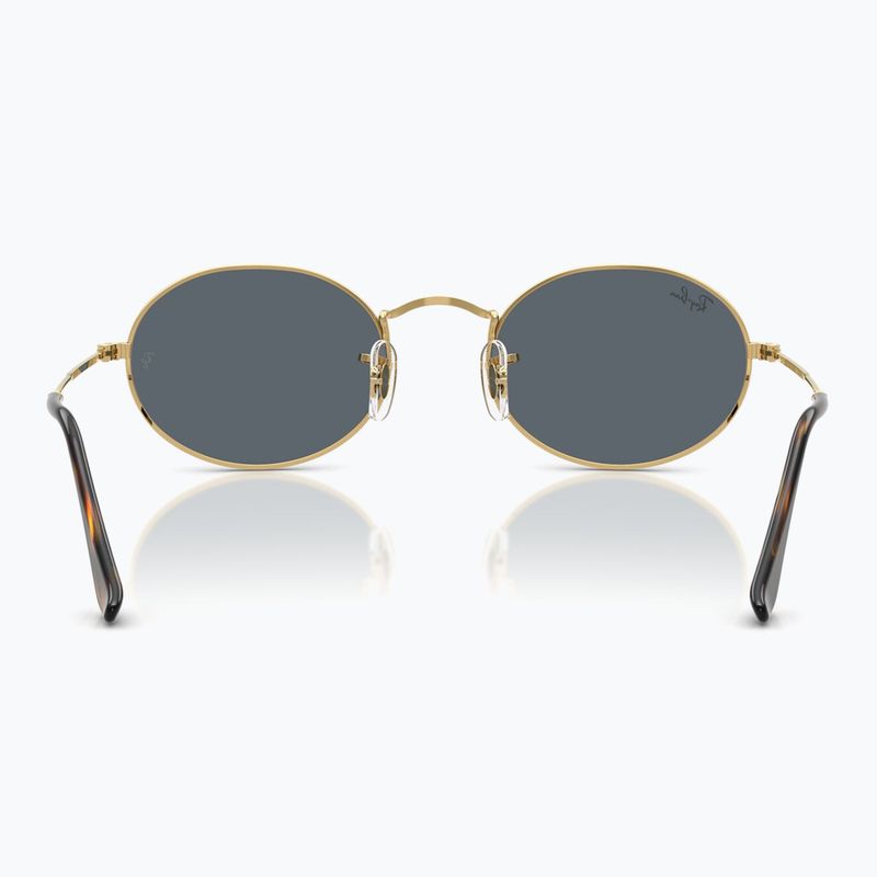 Slnečné okuliare Ray-Ban Oval arista gold/blue 5