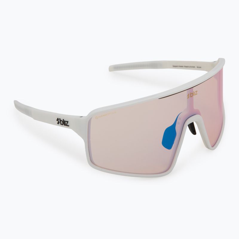 Slnečné okuliare Bliz P001S Nano Optics Nordic Light matte white/coral/orange blue multi