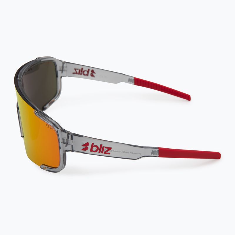 Slnečné okuliare Bliz P003 transparent dark grey/brown red multi 4