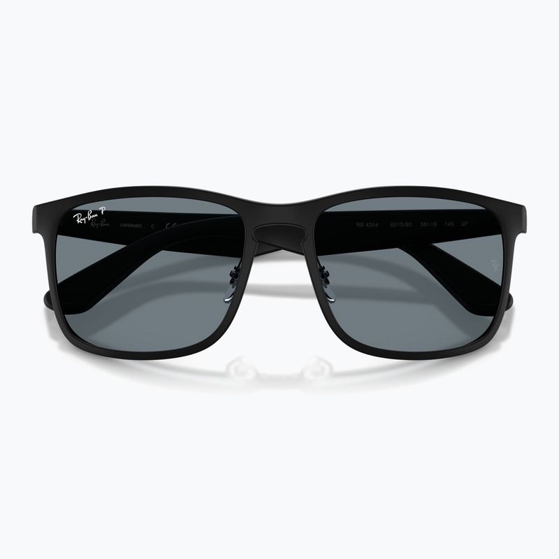 Slnečné okuliare Ray-Ban Rb4264 Polarized+ Lenses matte matte black/blue polarized+ 4