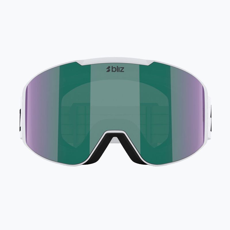 Lyžiarske okuliare Bliz G004 matte white/brown/green multi 2