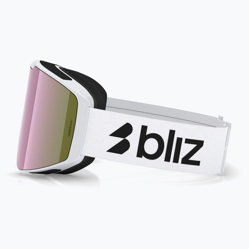 Lyžiarske okuliare Bliz G004 matte white/brown/pink multi 4