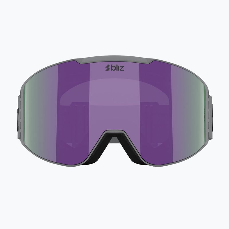 Lyžiarske okuliare Bliz G004 matte grey/brown/purple multi 2
