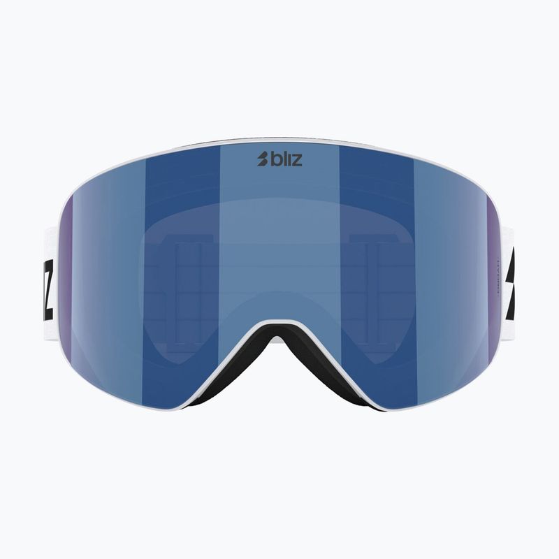 Lyžiarske okuliare Bliz Flow matte white/brown/blue multi 2