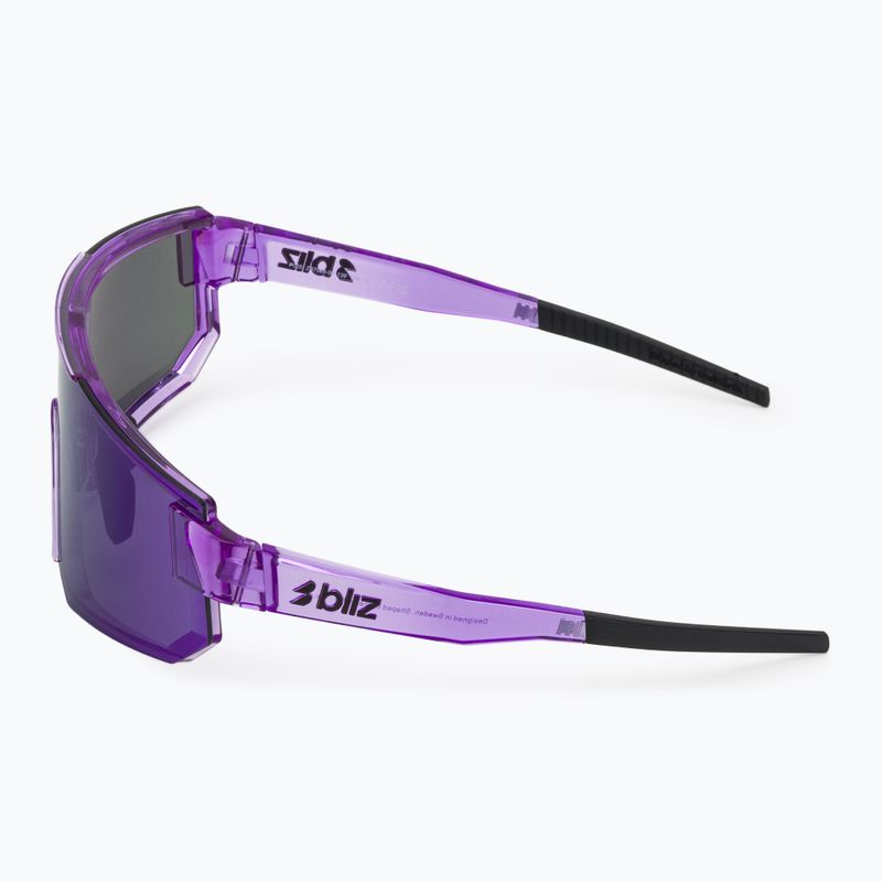 Slnečné okuliare Bliz P005 transparent purple/smoke purple mirror 4