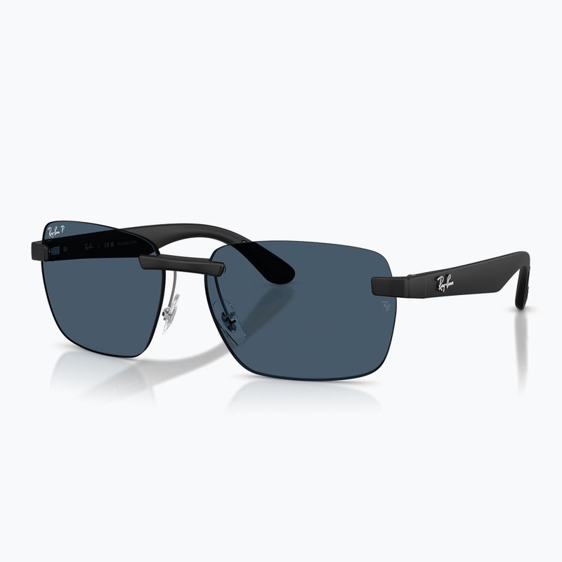 Slnečné okuliare Ray-Ban RB4470 Polarized+ Lenses matt sand black/blue polarized 4