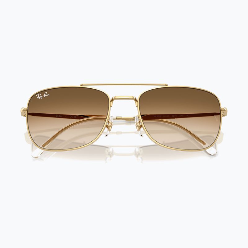 Slnečné okuliare Ray-Ban Bain Bridge arista gold/brown gradient 3