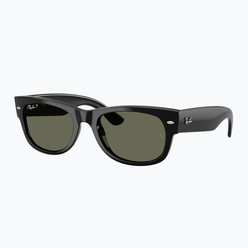 Slnečné okuliare Ray-Ban Mega Wayfarer II black/green 4