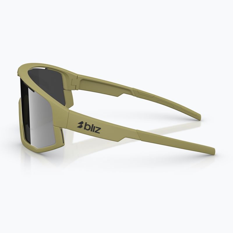 Slnečné okuliare Bliz Fusion matte amber green/smoke silver mirror 5