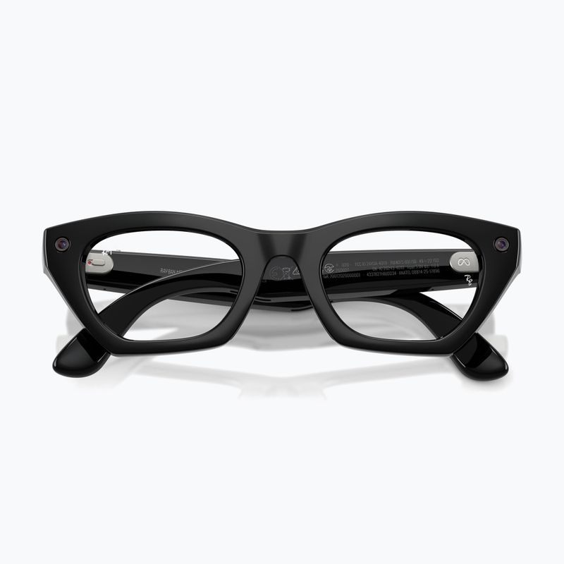 Okuliare s kamerou Ray-Ban Meta Zena shiny black/clear 3
