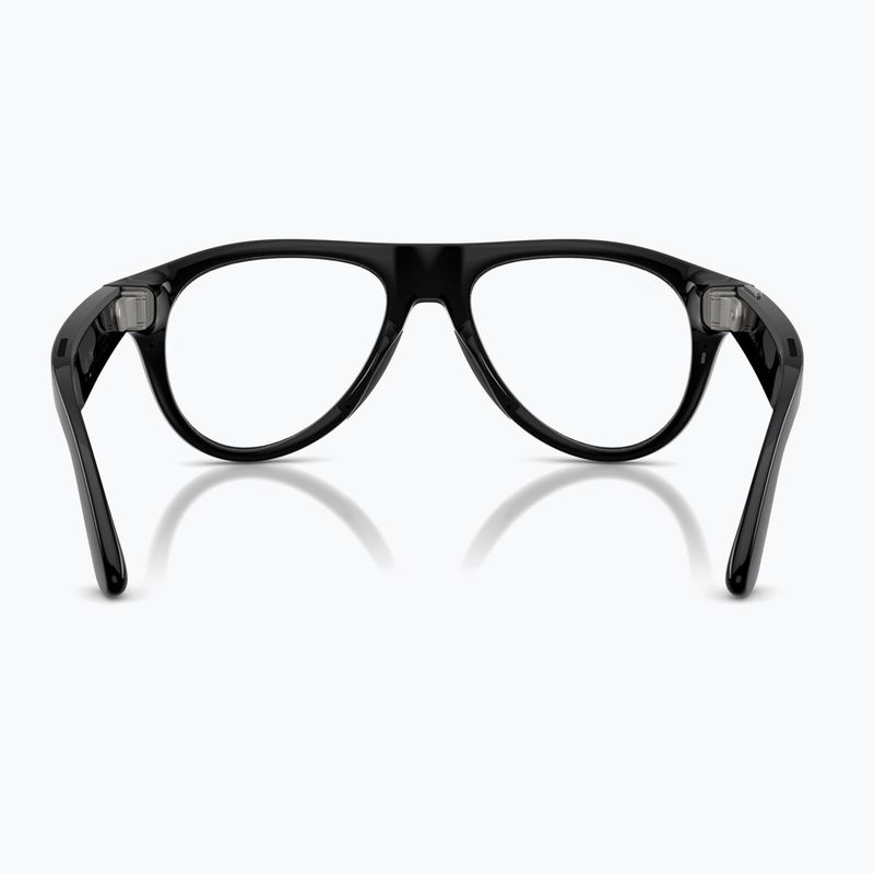 Okuliare s kamerou Ray-Ban Meta Aviator shiny black/trs g. green 3
