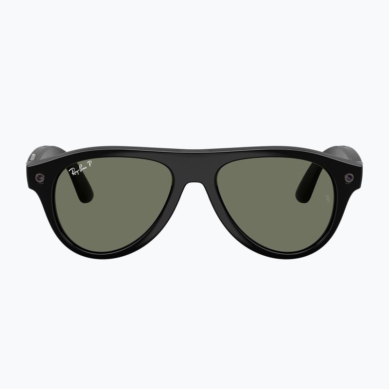 Okuliare s kamerou Ray-Ban Meta Aviator shiny black/g15 green polar 2