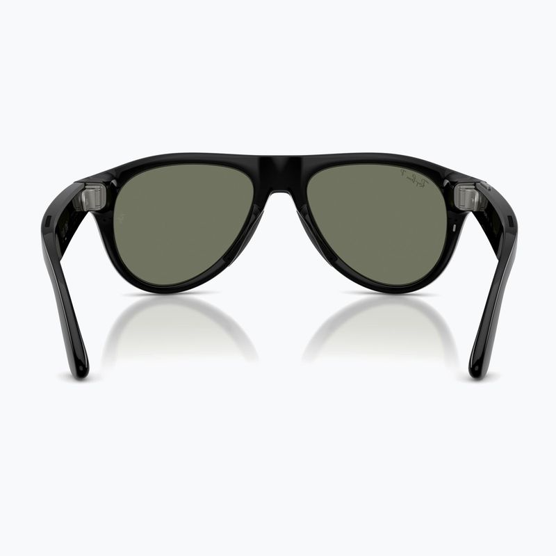Okuliare s kamerou Ray-Ban Meta Aviator shiny black/g15 green polar 3