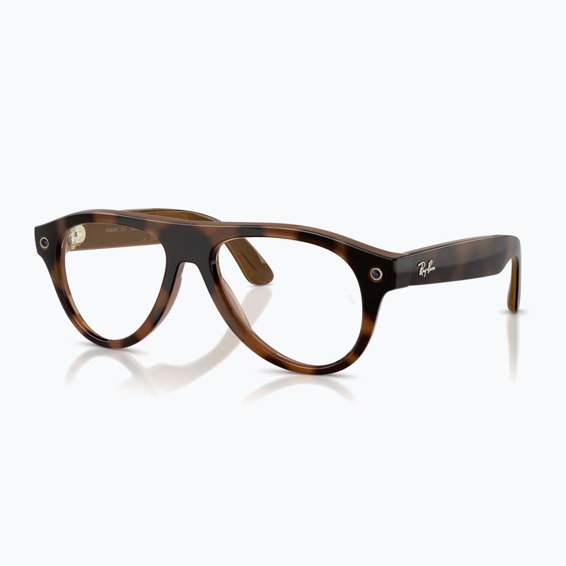 Okuliare s kamerou Ray-Ban Meta Aviator havana/trs brown