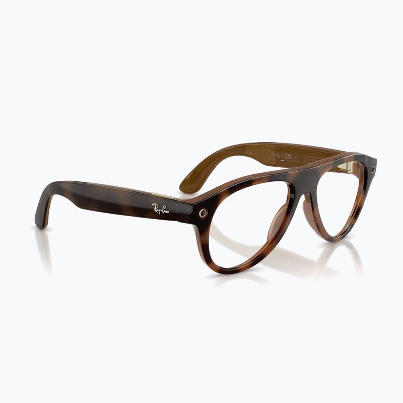Okuliare s kamerou Ray-Ban Meta Aviator havana/trs brown 4