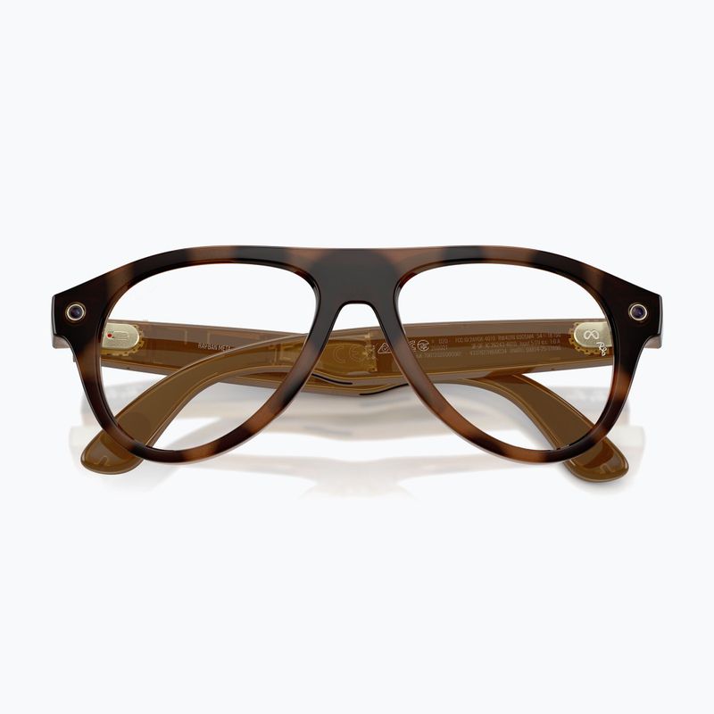 Okuliare s kamerou Ray-Ban Meta Aviator havana/trs brown 6