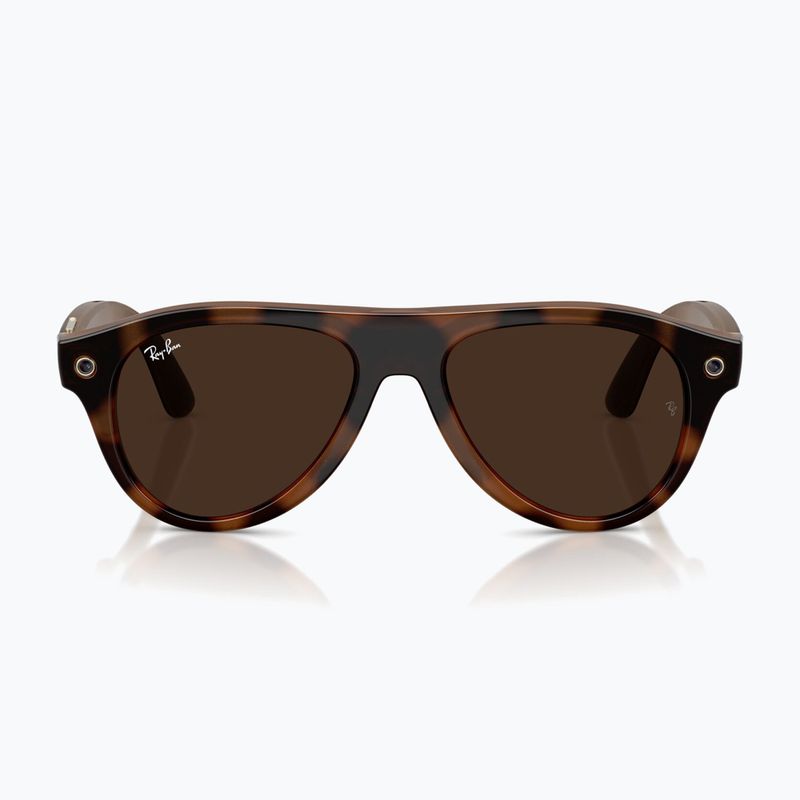 Okuliare s kamerou Ray-Ban Meta Aviator havana/trs brown 7