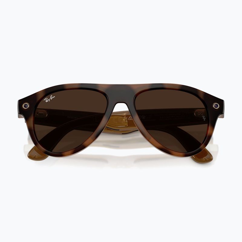 Okuliare s kamerou Ray-Ban Meta Aviator havana/trs brown 9