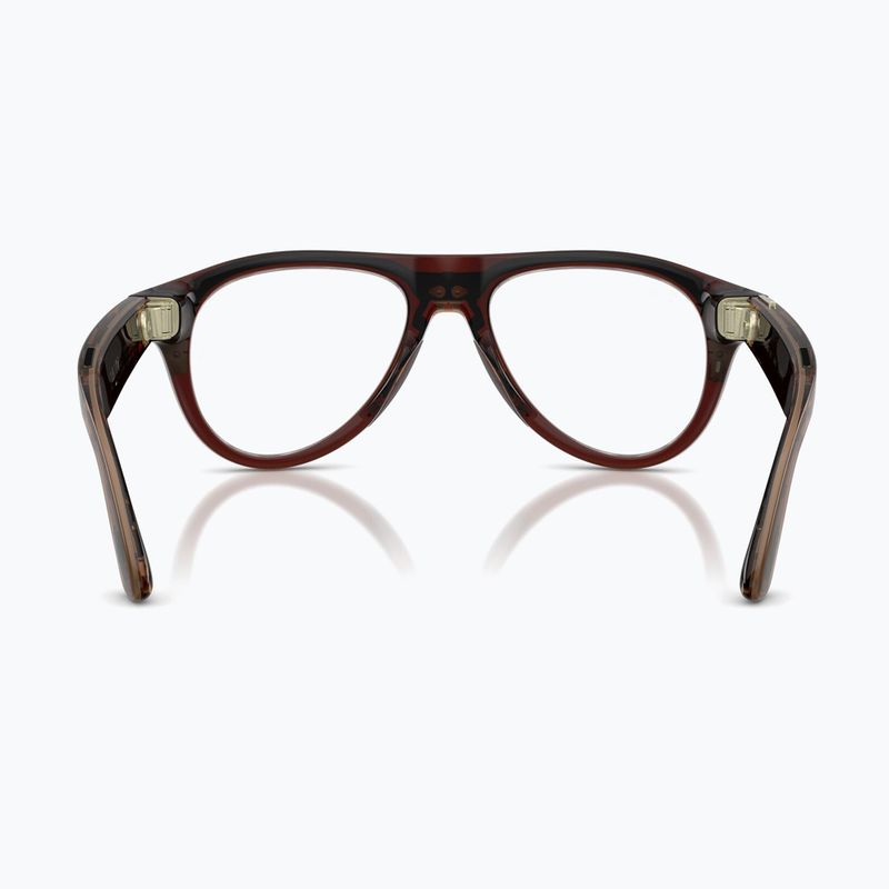Okuliare s kamerou Ray-Ban Meta Aviator transp. umber/trs jade 3