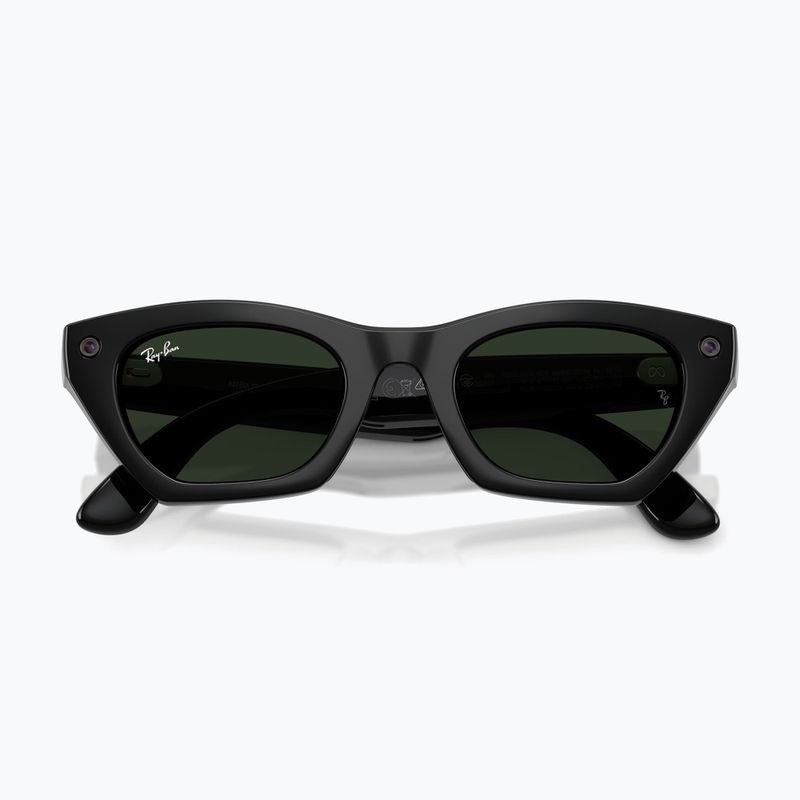 Okuliare s kamerou Ray-Ban Meta Zena shiny black/trs g. green 8