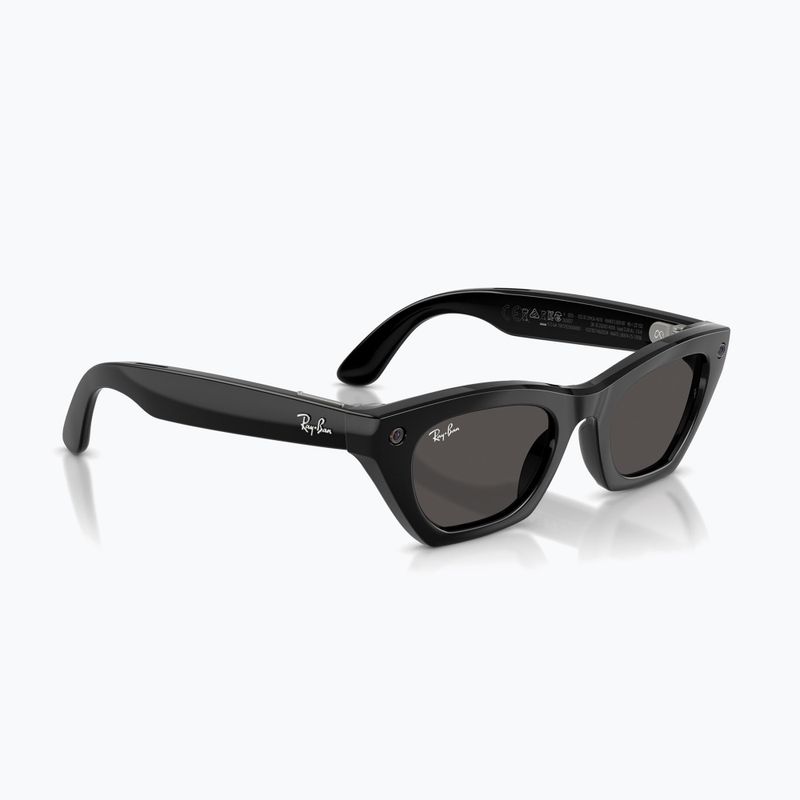 Okuliare s kamerou Ray-Ban Meta Zena shiny black/grey 4
