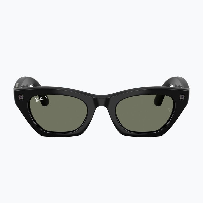 Okuliare s kamerou Ray-Ban Meta Zena shiny black/g15 green polar 2