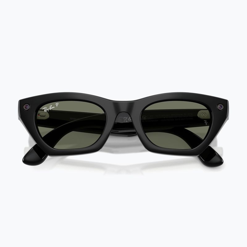Okuliare s kamerou Ray-Ban Meta Zena shiny black/g15 green polar 6