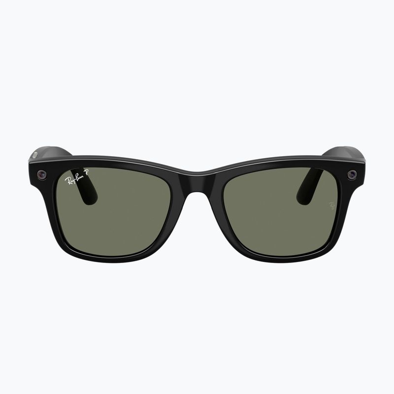 Okuliare s kamerou Ray-Ban Meta Wayfarer shiny black/g15 green polar 2