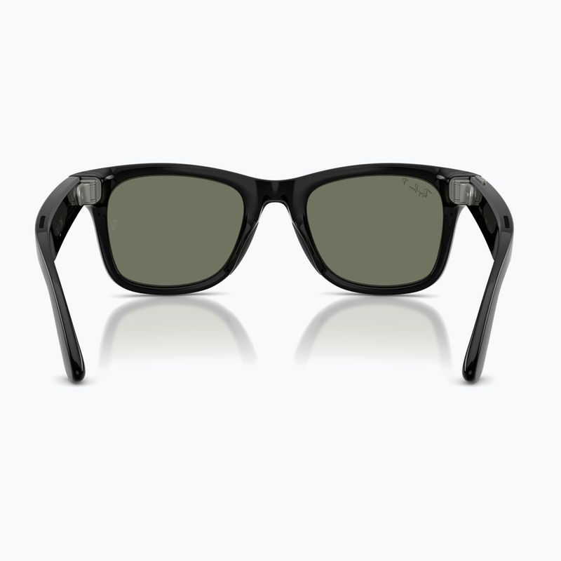 Okuliare s kamerou Ray-Ban Meta Wayfarer shiny black/g15 green polar 3