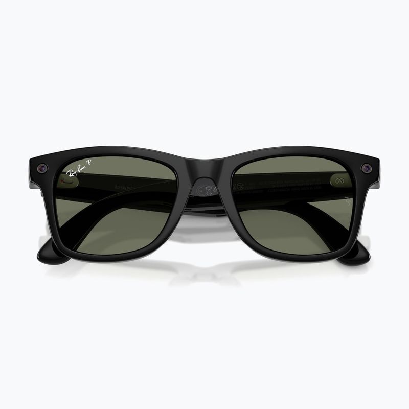 Okuliare s kamerou Ray-Ban Meta Wayfarer shiny black/g15 green polar 6