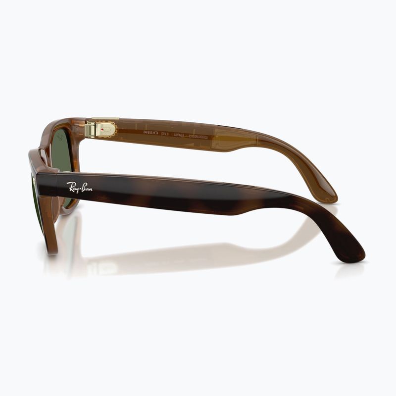Okuliare s kamerou Ray-Ban Meta Wayfarer havana/g15 green 5