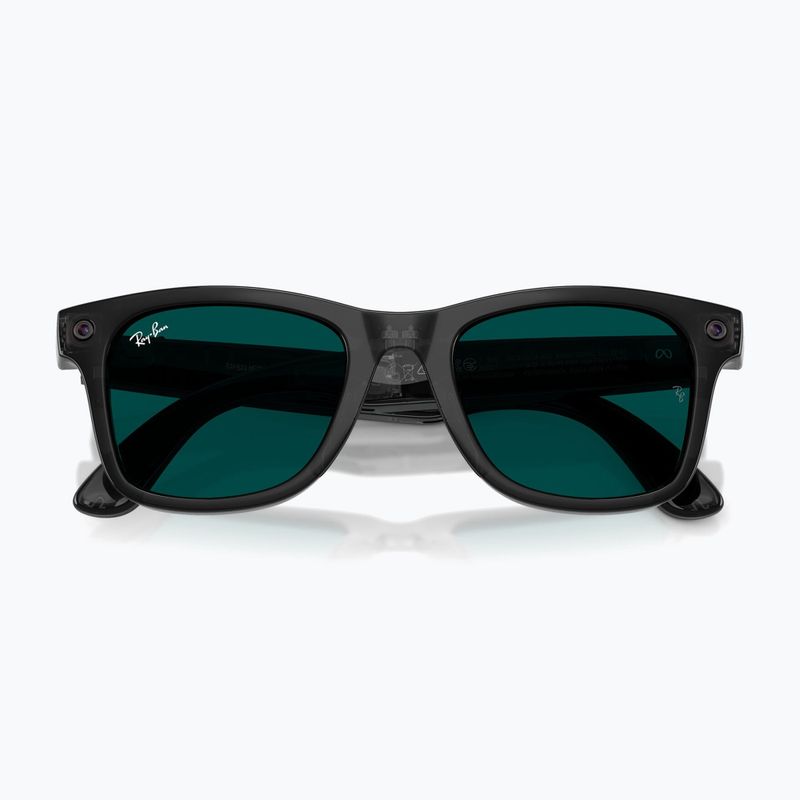Okuliare s kamerou Ray-Ban Meta Wayfarer transp. black/trs aquamarine 9
