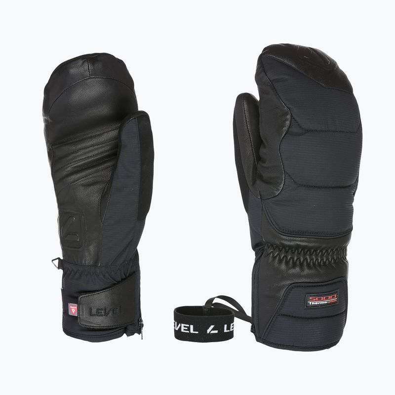 Dámske lyžiarske rukavice Level Alpine Mitt black
