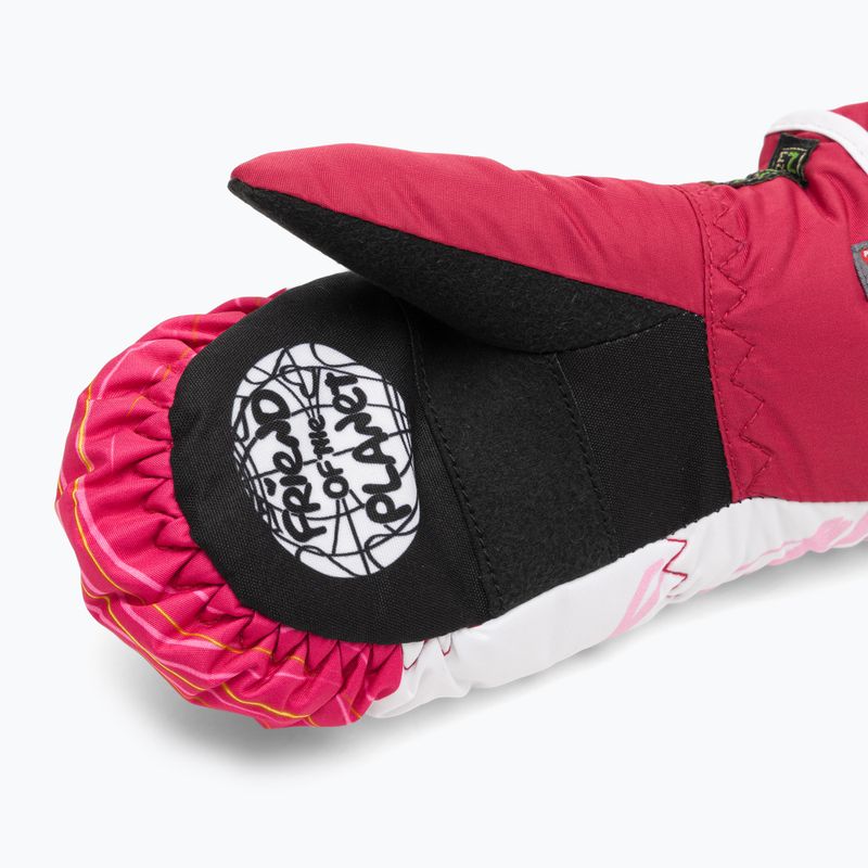 Detské lyžiarske rukavice Level Animal  pk bordeaux 4