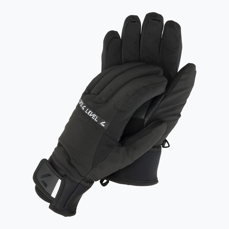 Pánske lyžiarske rukavice Level Hawk black