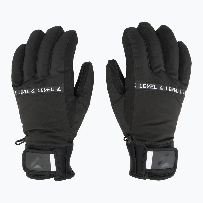 Pánske lyžiarske rukavice Level Hawk black 3
