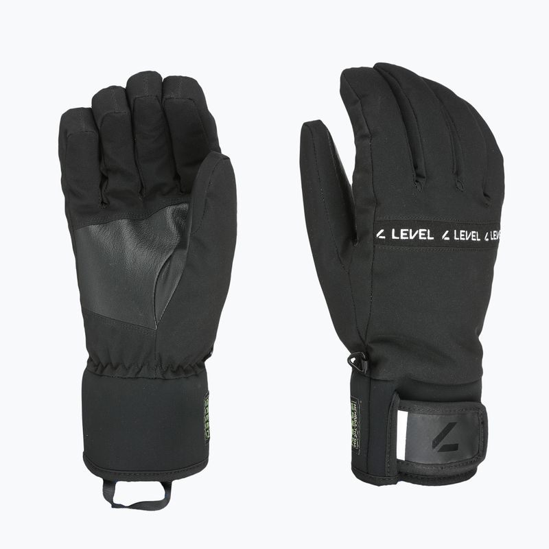 Pánske lyžiarske rukavice Level Hawk black 5