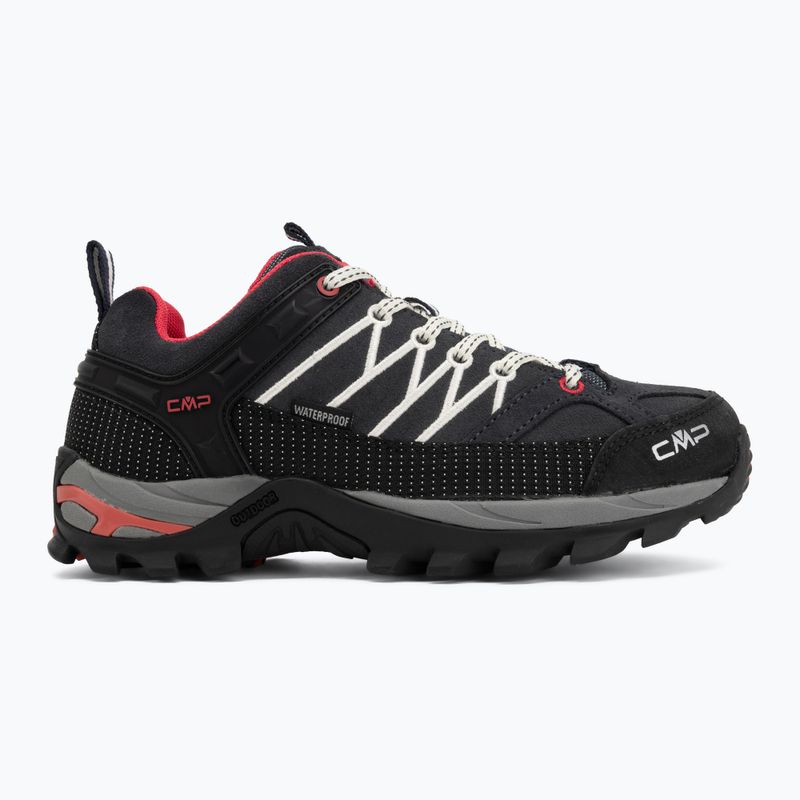 Dámske trekingové topánky CMP Rigel Low Wp antracite/off white 2